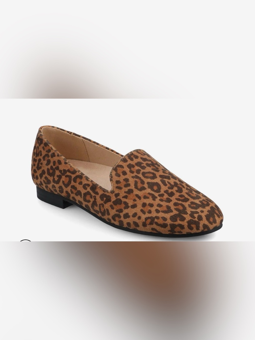 AEROSOLES Leopard Print Slip-On Loafer - Brown/Tan